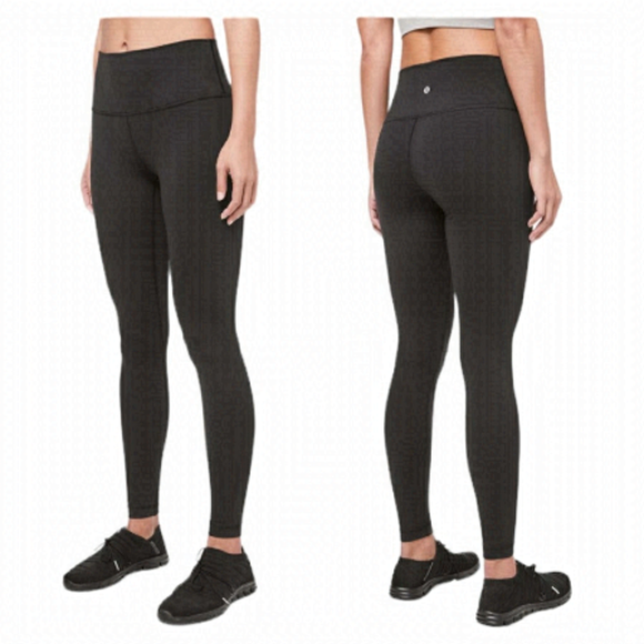 lululemon athletica Pants - Lululemon Wunder Under High-Rise Tight *Full-On Luon 28" Black FLAWED! size 8